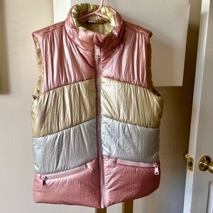 Tucker + Tate | Quilted Metallic Puffer Vest (little girl)